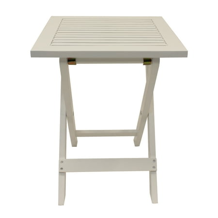 Leigh Country Folding Adirondack Side Table White