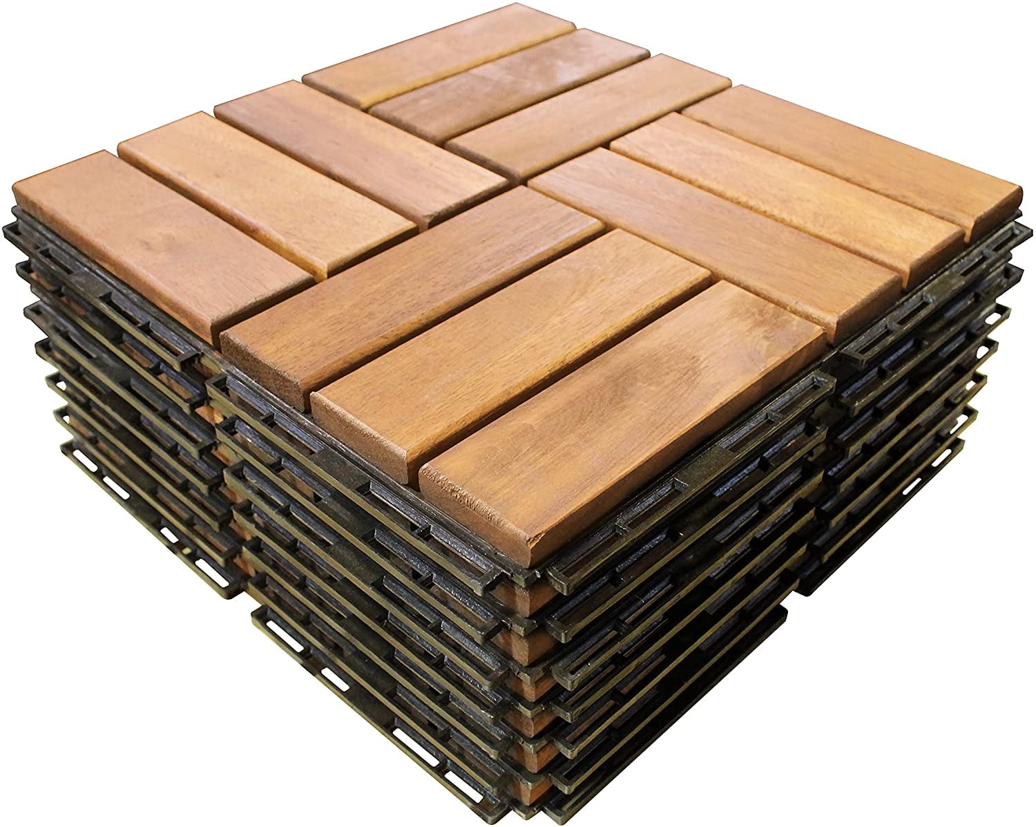 Leigh Country Parque Wood Flooring Pack of 10 - Brown