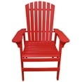 thumbnail image 1 of Leigh Country TX 39018 Adult Adirondack Patio Chair Red, 1 of 4