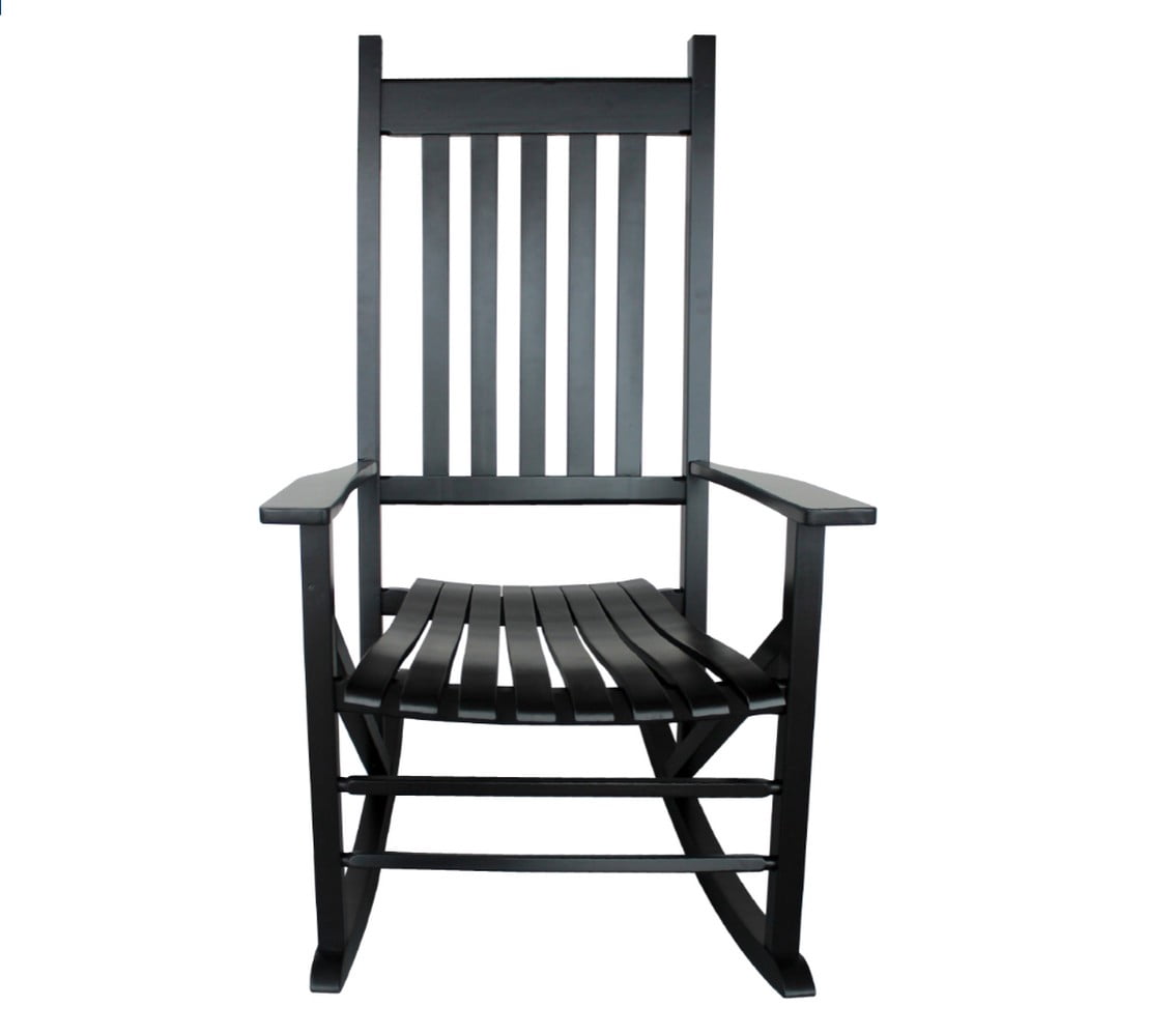 Leigh Country TX 85162 Heartland Adult Classic Rocking Chair - Black