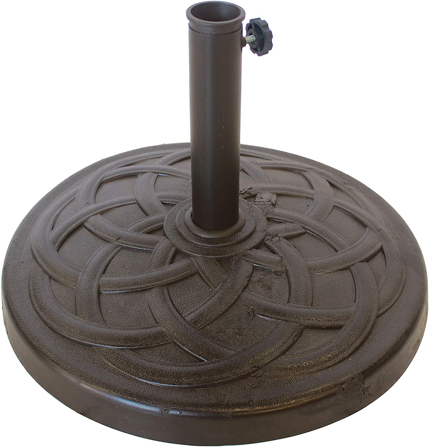 Leigh Country TX 94138 Outdoor 13"H X 17.52" Diameter Patio Umbrella Stand/Base - Bronze