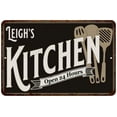 thumbnail image 1 of Leigh's Kitchen Sign Metal Wall 8 x 12 Matte Finish Metal 108120019442, 1 of 1