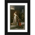 thumbnail image 1 of Leighton, Edmund Blair 21x32 Black Ornate Wood Framed with Double Matting Museum Art Print Titled - The Accolade, 1 of 4