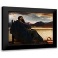 thumbnail image 1 of Leighton, Frederic 24x20 Black Modern Framed Museum Art Print Titled - David: Oh - that I had wings like a Dove. For then would I fly away, and be at rest. Psalm 55:6, 1 of 5