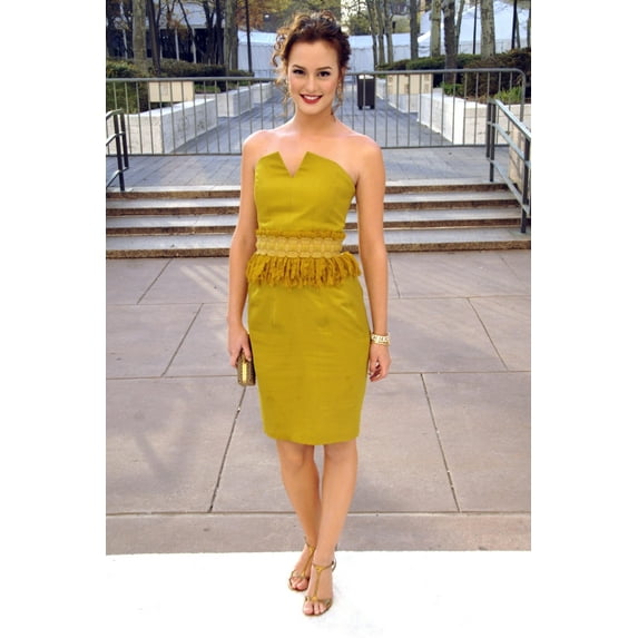 Leighton Meester At Arrivals For Opening Night Of The Metropolitan Opera'S La Fil