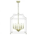 thumbnail image 1 of Leighton SB 6 Light Pendant in Satin Brass with White, 1 of 2