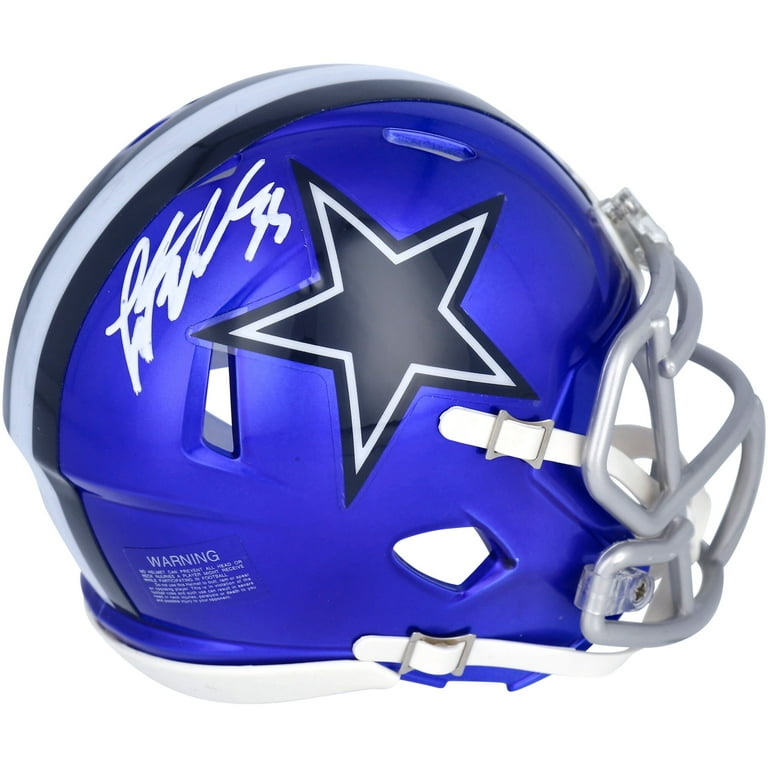 Leighton Vander Esch Dallas Cowboys Autographed Riddell Flash