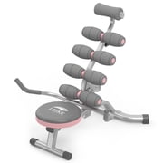 Leikefitness Exercise Twist Workout Chair with Foam Roller for Core & Abdominal Strength Training,Back Relax Back Stretching 360  Rotating Seat