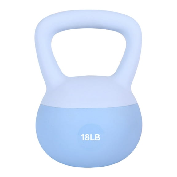 Leikefitness Soft Kettlebells, Steel Shot Filled Weights for Women and Men, Color Coded Anti Slip Soft Kettlebells, Home workout