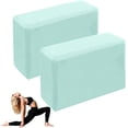 thumbnail image 1 of Leikefitness Yoga Blocks 2 Pack,Lightweight-High Density Eva Foam Soft Non-Slip for Yoga, Pilates, Meditation 9"×6"×3", 1 of 6