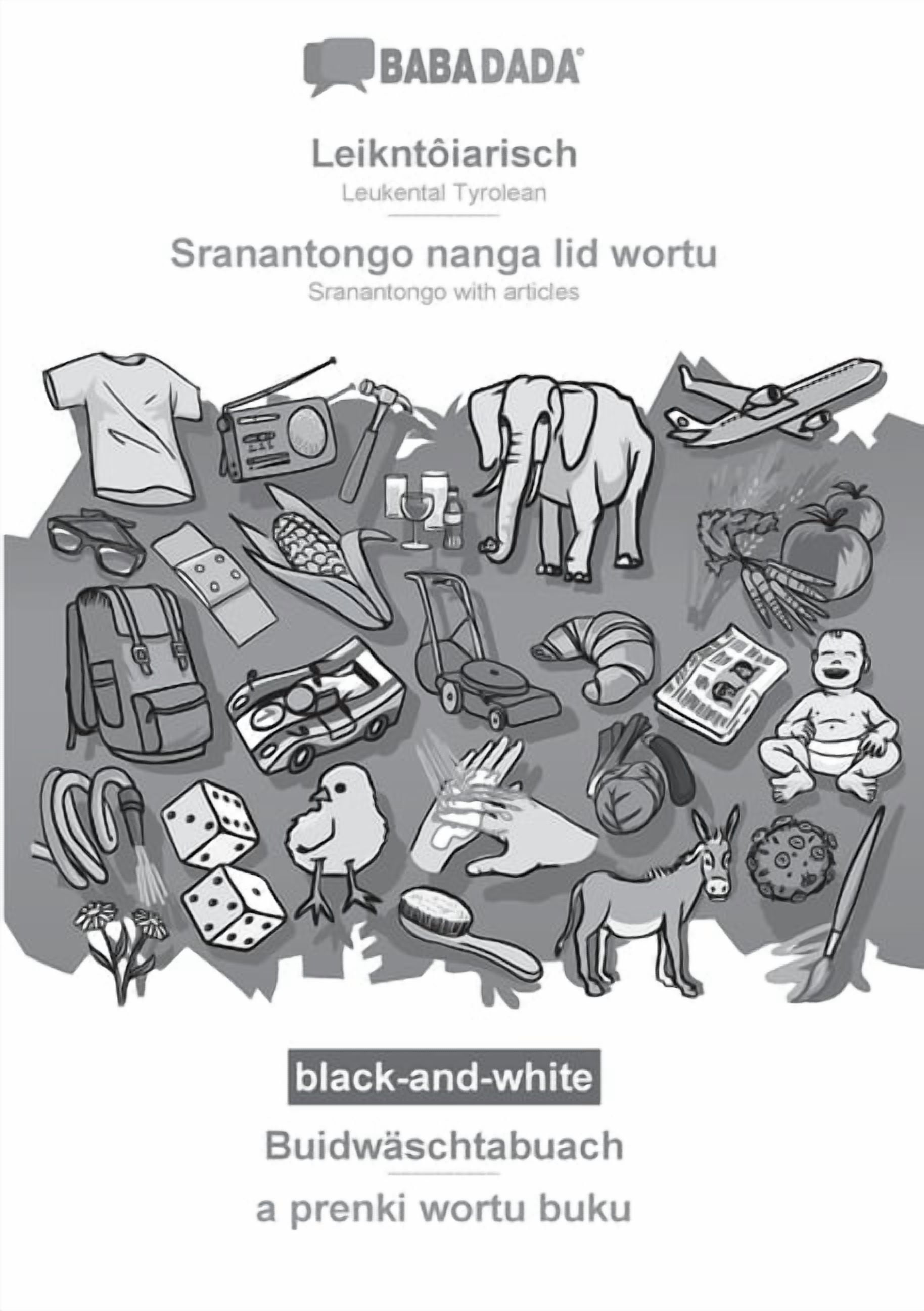 LeikntÃ´iarisch - Sranantongo with articles (in srn script), BuidwÃ ...