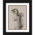 thumbnail image 1 of Leila 12x14 Black Ornate Wood Framed with Double Matting Museum Art Print Titled - Lili Collection Creative Art Series, 1 of 4