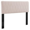 thumbnail image 1 of Modway Leila Performance Velvet King/California King Headboard in Pink, 1 of 7