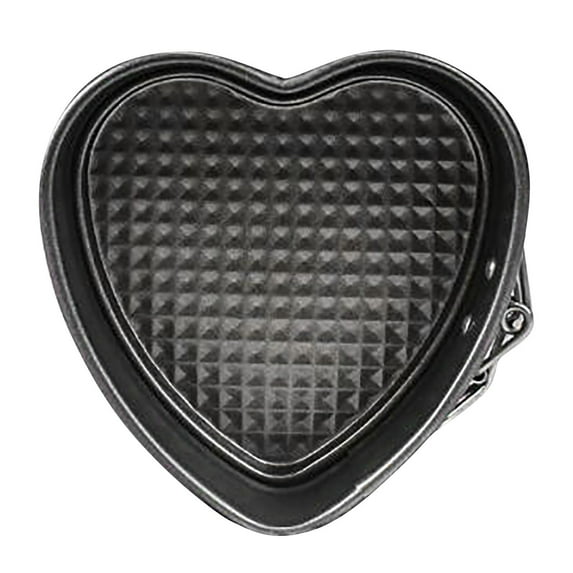 Leileiiiii Deep Pan Divider Cheese Pan Love Heart Cake Shape Non Stick Baking DIY Cake Tray Bread Cake Mould