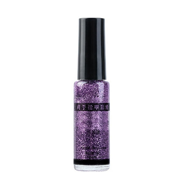Leileiiiii Glitter Nail Polish Strokes Manicure Nail Polish Painting