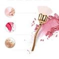 Leileiiiii Nail Dust Brush Pink Hair Rose Brush Nail Art Cleaning Brush