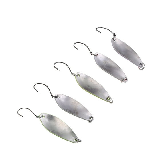Leileiiiii Ice Gear Women Sequin Bait Sinking Hard Fishing Lures Colored Single Hook 5g/4cm 5pcs