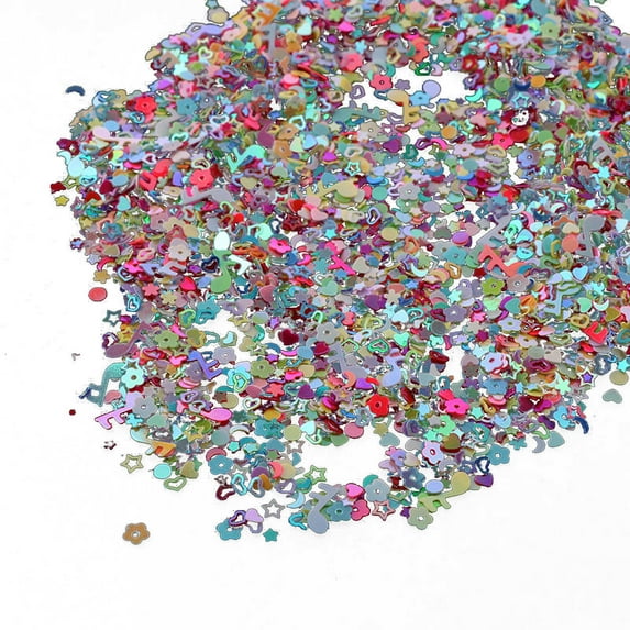 Leileiiiii Table Decoration Wedding Confetti 1 Pack 15g Musical Notes Confetti Celebration Supplies Music Party Birthday Wedding (Colorful) Musical Confetti Wedding Decoration