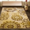 thumbnail image 1 of Leina Modern Non-Slip Floral Medallion Indoor Washable Area Rug By Blue Nile Nills, 1 of 4