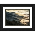 thumbnail image 1 of Leinemann, Ulrike 14x11 Black Ornate Wood Framed with Double Matting Museum Art Print Titled - Sunset above the clouds, 1 of 4