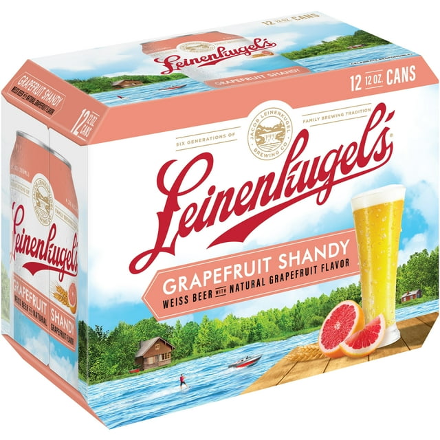 Leinenkugel's Grapefruit Shandy Craft Beer 12 Pack, 12.0 fl oz Cans, 4. ...