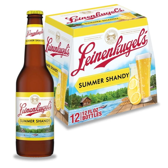 Leinenkugel's Summer Shandy Craft Beer, 12 Pack, 12 fl oz Glass Bottles, 4.2% ABV