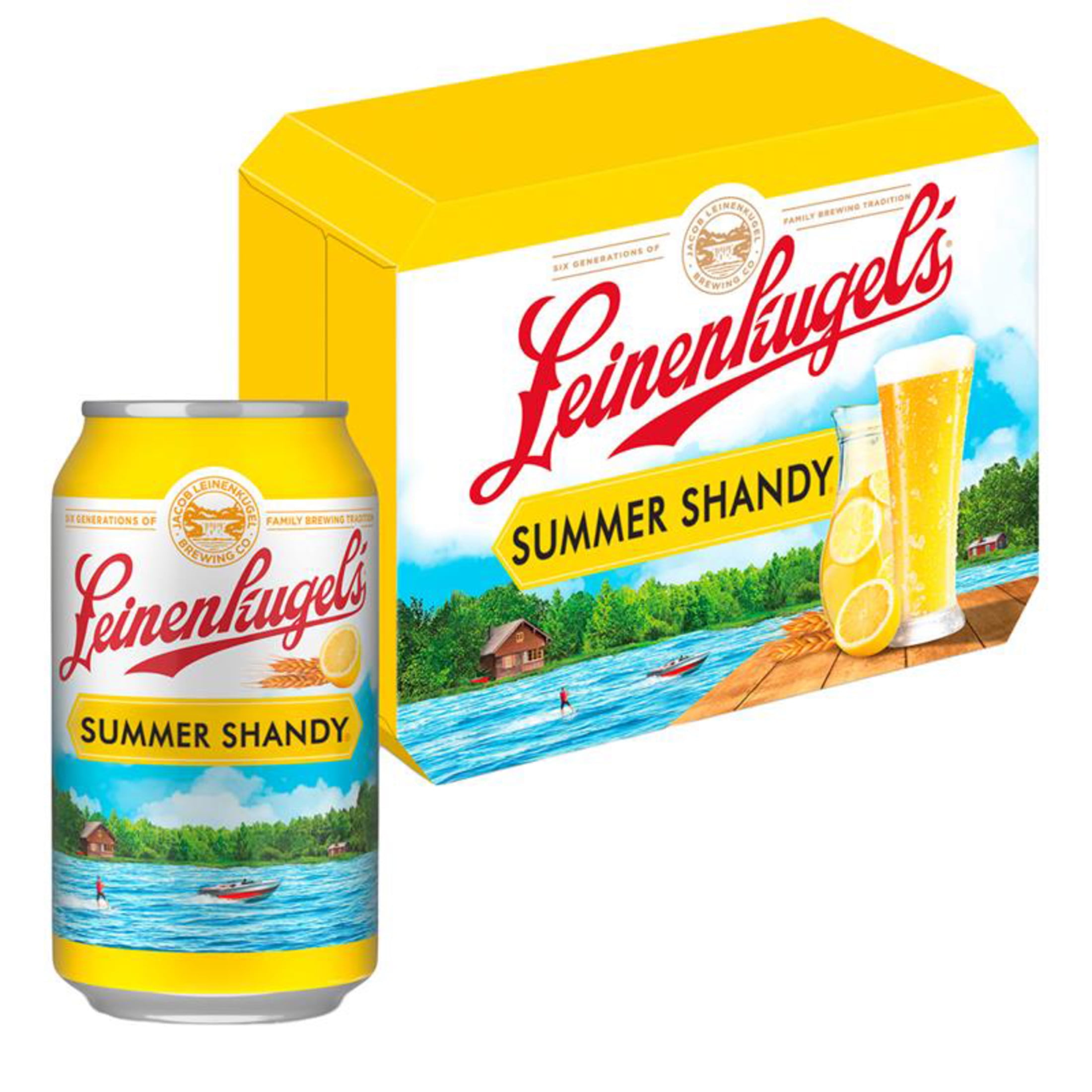 Leinenkugel's Summer Shandy CraftBeer, 12 Pack, 12 fl oz Aluminum Cans, 4.2% ABV