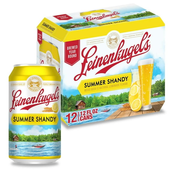 Leinenkugel's Summer Shandy Craft Beer, 12 Pack, 12 fl oz Aluminum Cans, 4.2% ABV