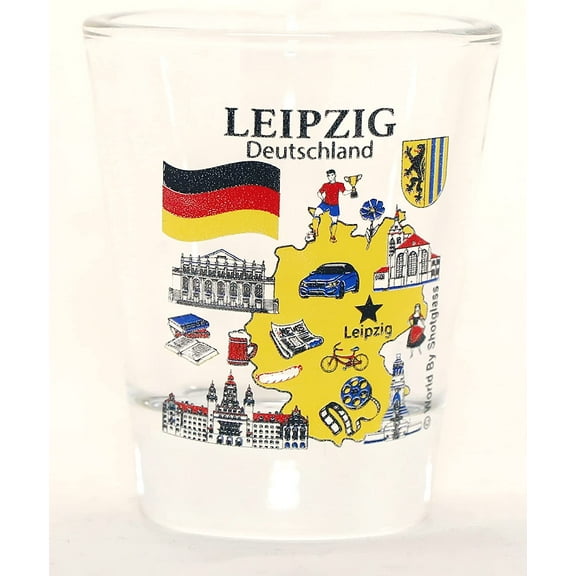 Leipzig Germany Great German Cities Collection Shot Glass