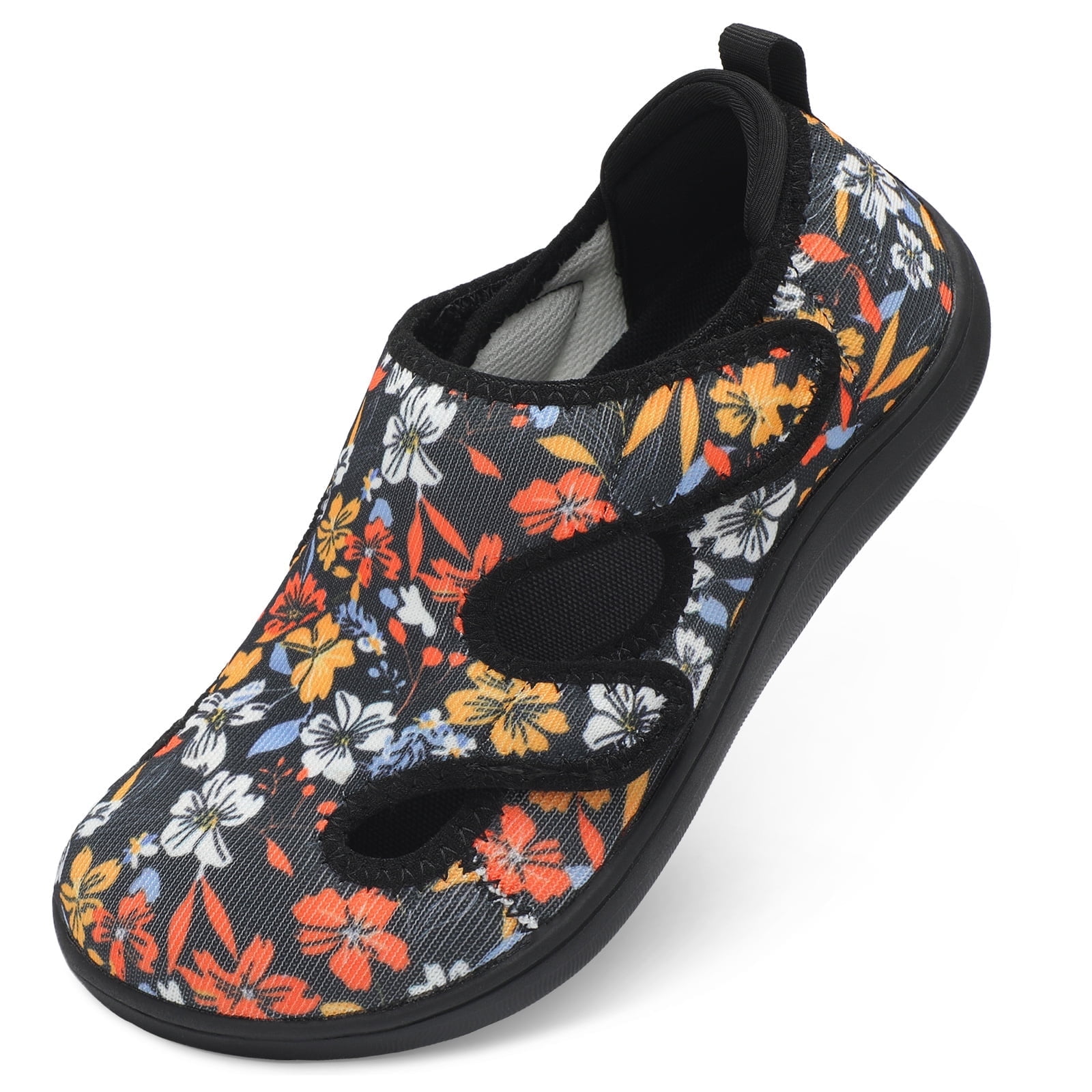 Barefoot Walking for Women Adjustable Wide Diabetic Shoes for Swollen Arthritis Edema Feet Wide Width