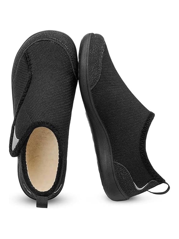 Womens Men Slippers Wide Width Adjustable Barefoot Walking Shoes