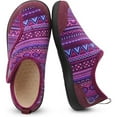 thumbnail image 1 of Leisfit Womens Men Slippers Wide Width Diabetic Shoes Adjustable Barefoot Walking Shoes for Arthritis Edema Feet, 1 of 8