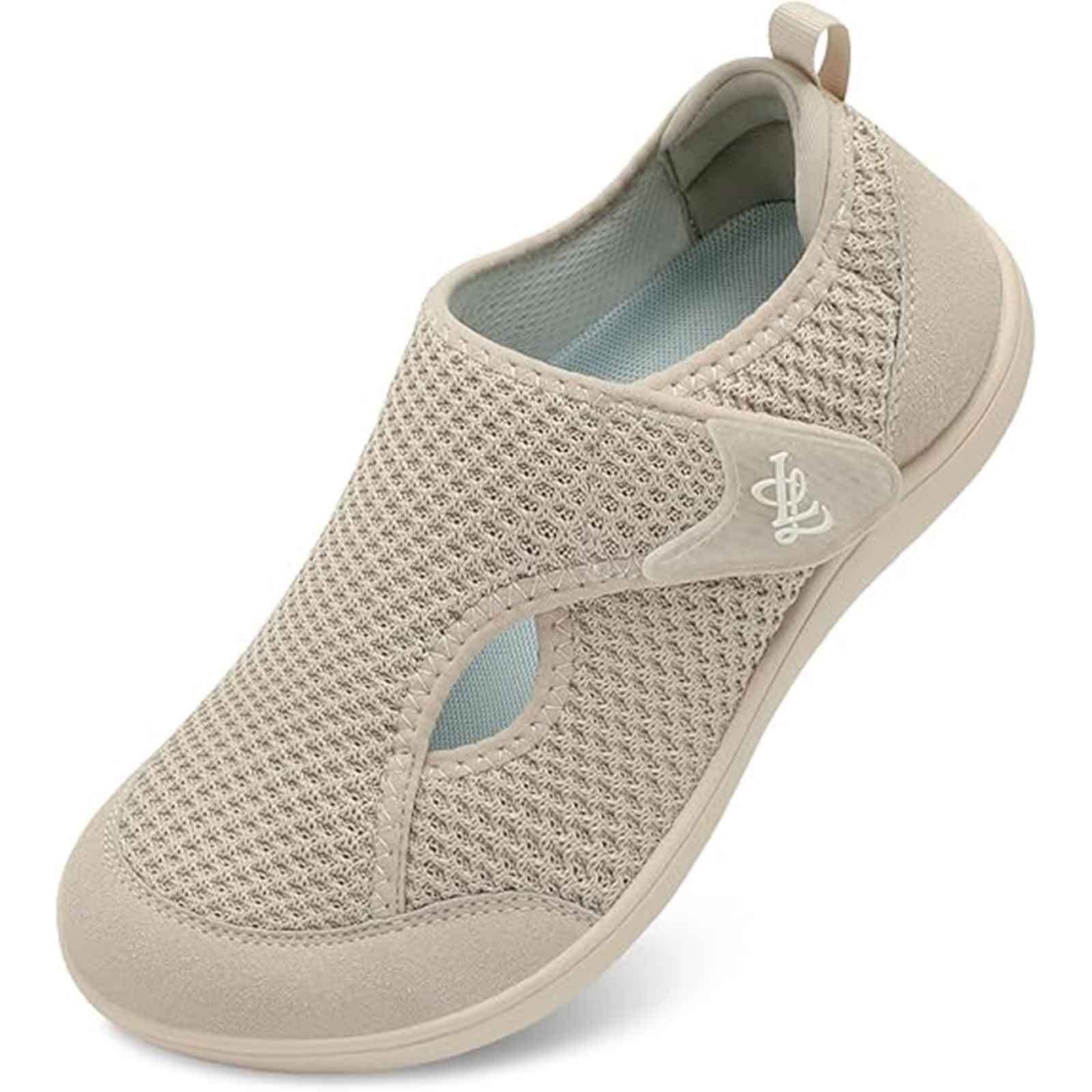 Leisfit Diabetic Shoes for Women Adjustable Wide Width Walking