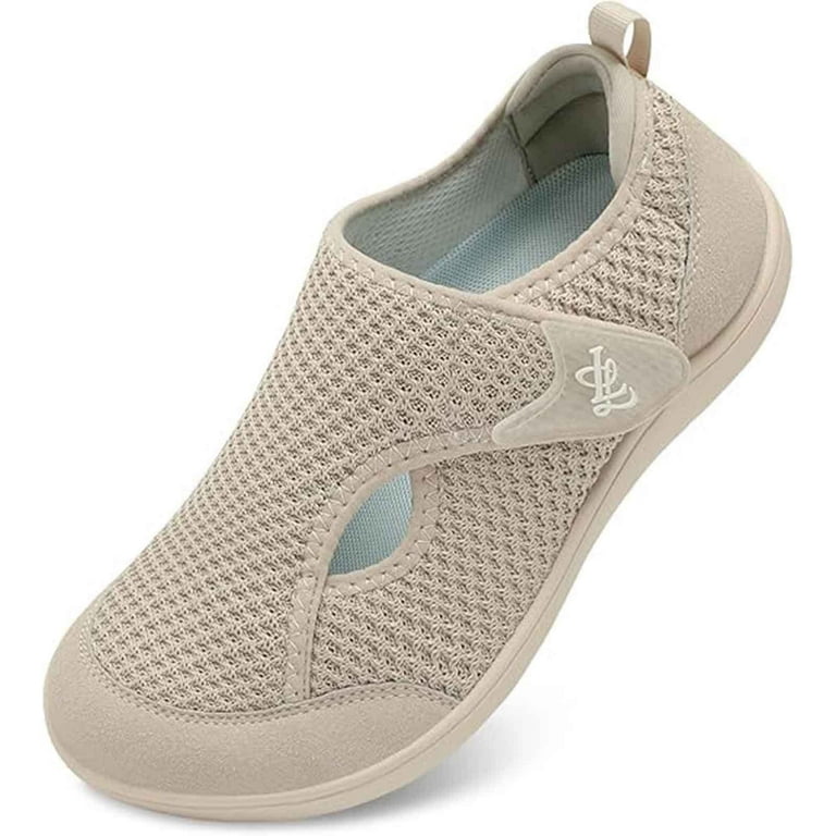 Leisfit Diabetic Shoes for Women Adjustable Wide Width Walking