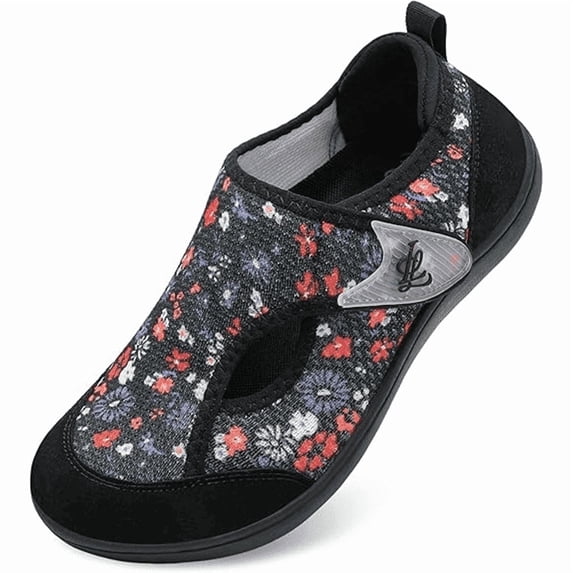 Leisfit Women Slippers Wide Width Indoor Outdoor Slippers Diabetic Friendly