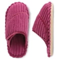 thumbnail image 1 of Leisfit Women's Corduroy Adjustable Memory Foam Slippers Slides, 1 of 8