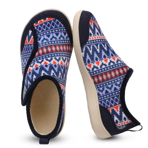 Leisfit Womens Men Slippers Wide Width Adjustable Barefoot Walking Shoes