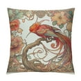 thumbnail image 1 of Leisuo  Bird Flower Throw Pillow Covers Farmhouse Double Sided with Zipper Decorative Pillows for Couch Cushion Sofa Outdoor, 1 of 5