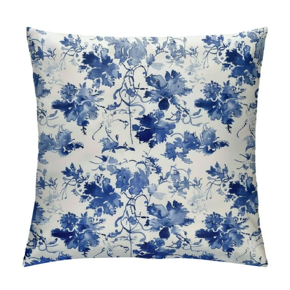 Leisuo Chic Throw Pillow Case for Couch and Bed Splattered Paint Drops Soft Square Cushion Cover with Details