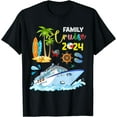 thumbnail image 1 of Leisuo Family Cruise 2024 Funny Summer Vacation Cruise Ship Lover T-Shirt 158513-black, 1 of 4