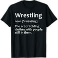 thumbnail image 1 of Leisuo Funny Wrestling Design T-Shirt for Men Women Boys Girls Wrestlers 211374-black, 1 of 3