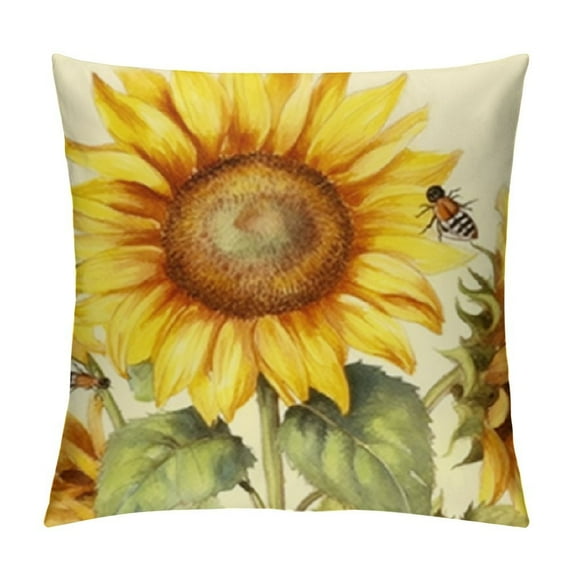 Leisuo Pillow Cover, Reversible Throw Pillow, Decorations for Home Farmhouse Indoor Outdoor white