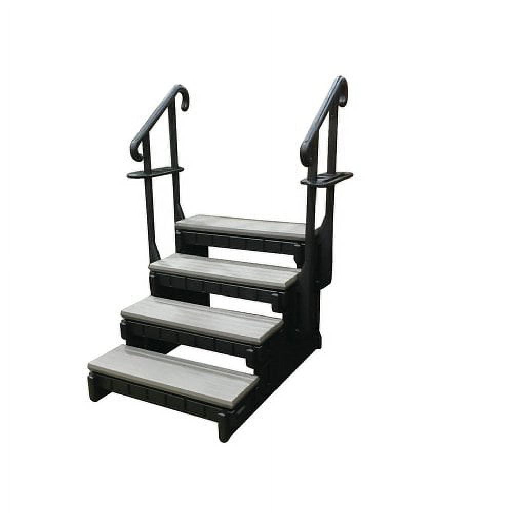 Portobello 4-Step Plastic Spa Steps with Handrails