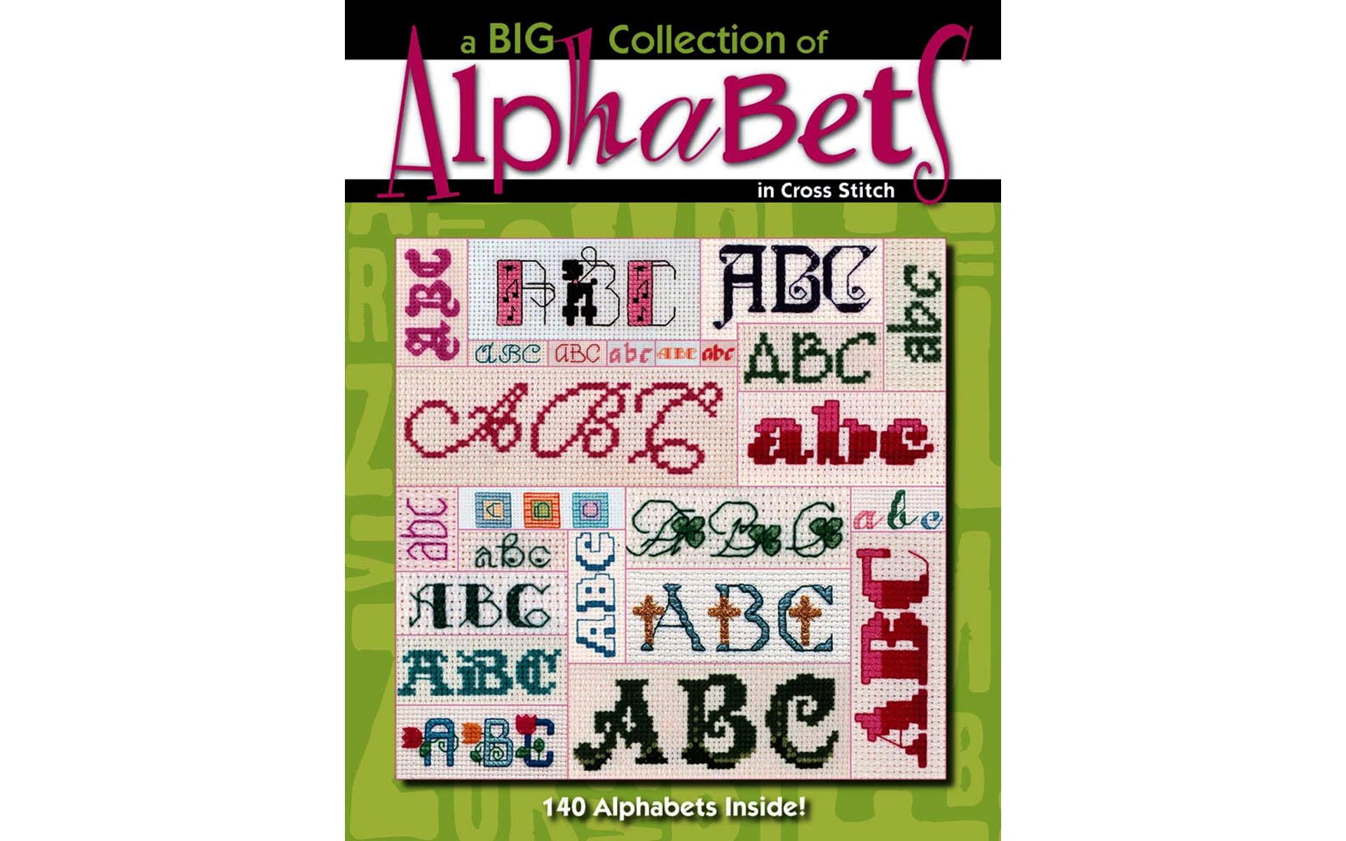 Leisure Arts A Big Collection Of Alphabets Book, Cross Stitch