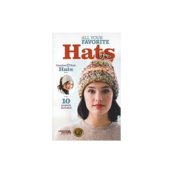 Leisure Arts All Your Favorite Hats Crochet Book