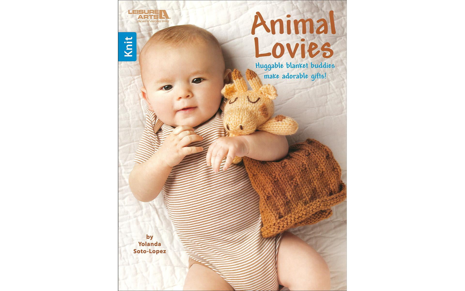 Leisure Arts Animal Lovies Knitting Book – Knitting Patterns, Step