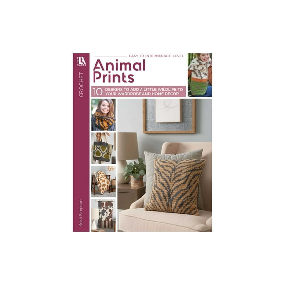 Leisure Arts Animal Prints Crochet Book