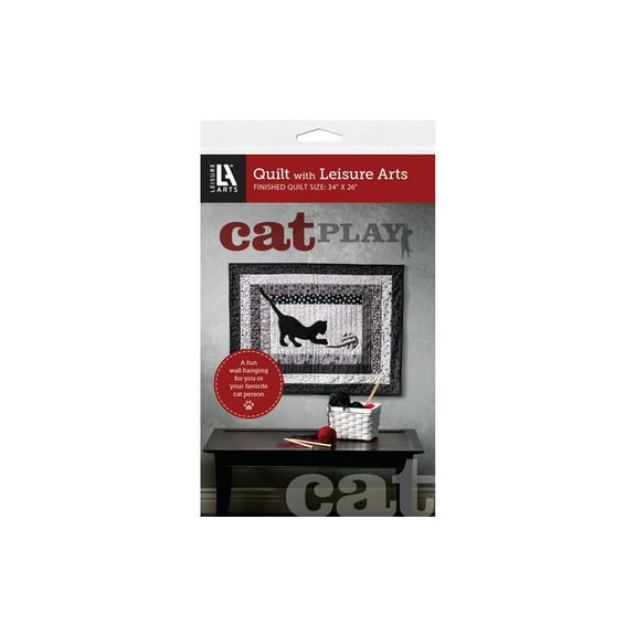 Leisure Arts Cat At Play Quilting Pattern