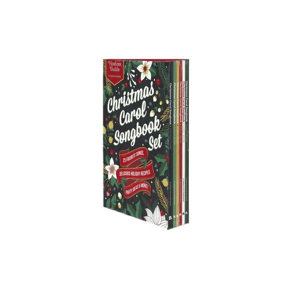 Leisure Arts Christmas Carol Songbook Set 2025 6pc  Holiday Collection with Hostess Guide, Recipes & Guest Books  Keepsake Carols and Entertaining Gift Box Set