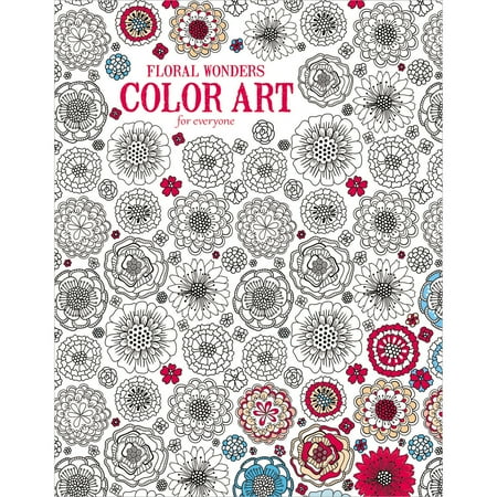 Leisure Arts Color Art for Everyone Floral Wonders Coloring Book, 1 Each